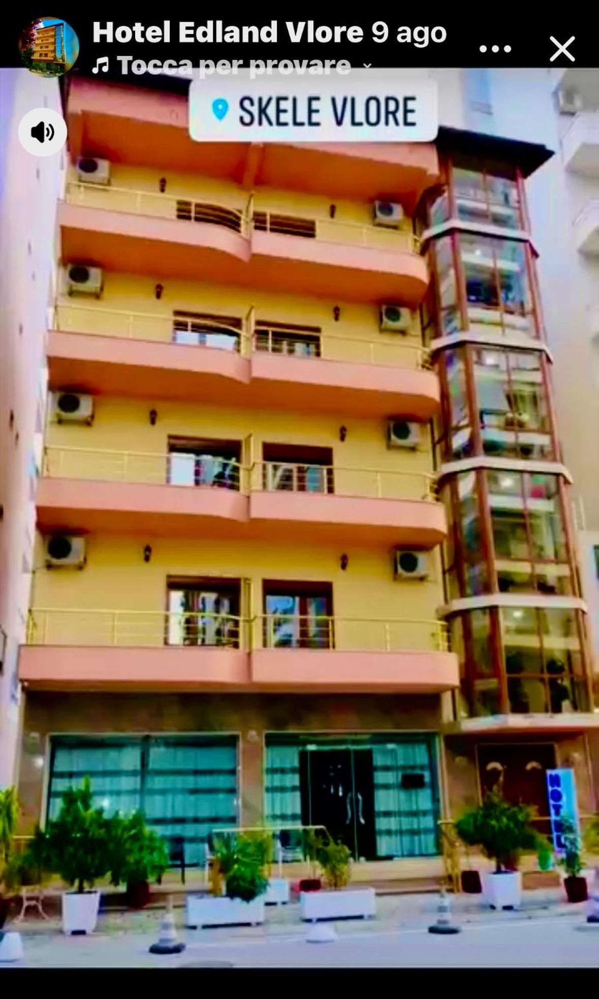 Hotel Edland Vlorë Exterior foto